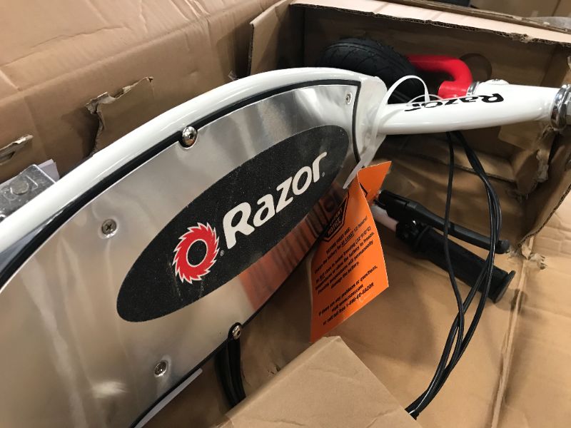 Photo 4 of Razor E200 Electric Scooter - 8" Air-Filled Tires, 200-Watt Motor, Up to 12 mph and 40 min of Ride Time
