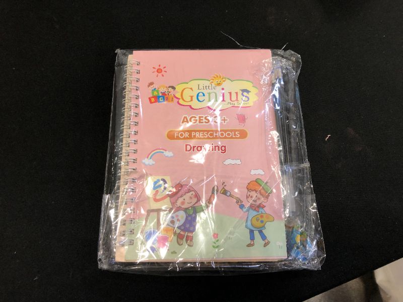 Photo 1 of Little Genius 3 Pack Books Math/Drawing/Alphabet