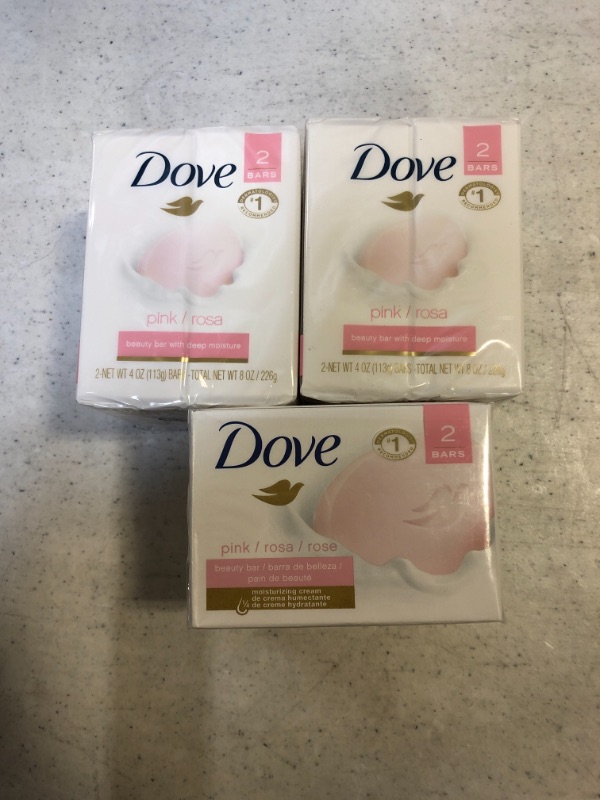 Photo 2 of 
Dove Beauty Bar for Softer Skin Pink More Moisturizing 6 pack 