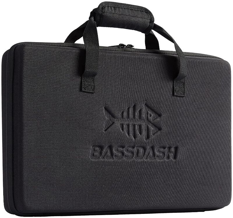 Photo 1 of 
BASSDASH Universal Hard Shell Carrying Case with Mesh Inner Pocket Pre-Cut Foam Insert for Fishing Rod and Reel Combo Protective EVA Travel Bag