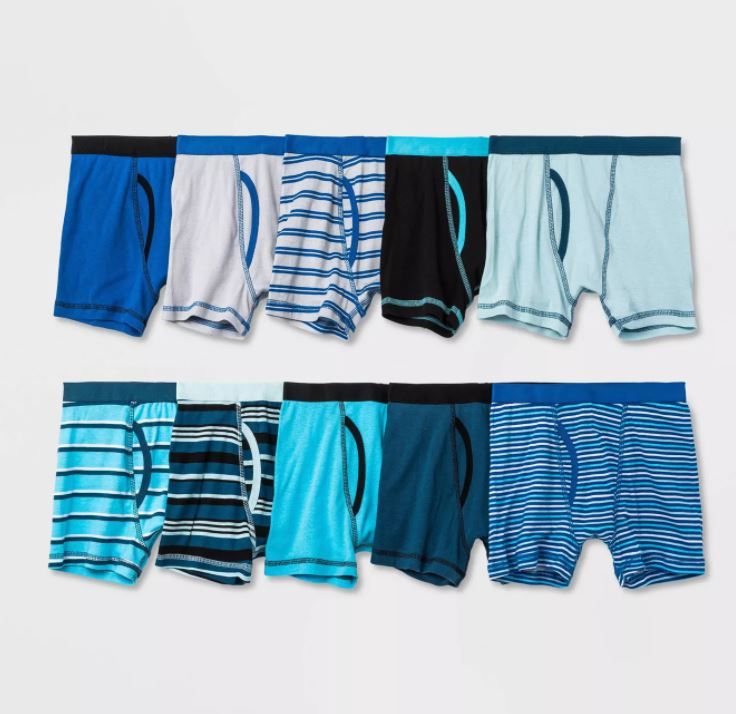 Photo 1 of Boys' 10pk Boxer Briefs - Cat & Jack™
10 pk size M 8-10