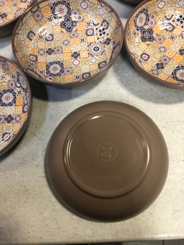 Photo 1 of acrylic plates 6 pack 