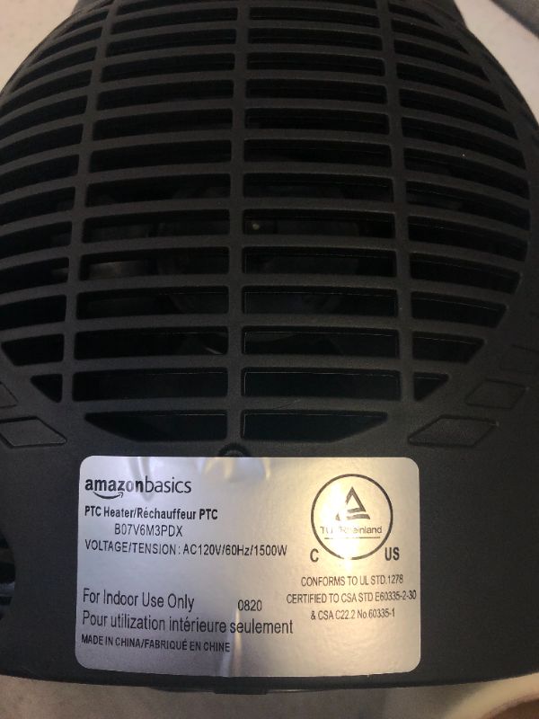 Photo 1 of amazons basic heater 