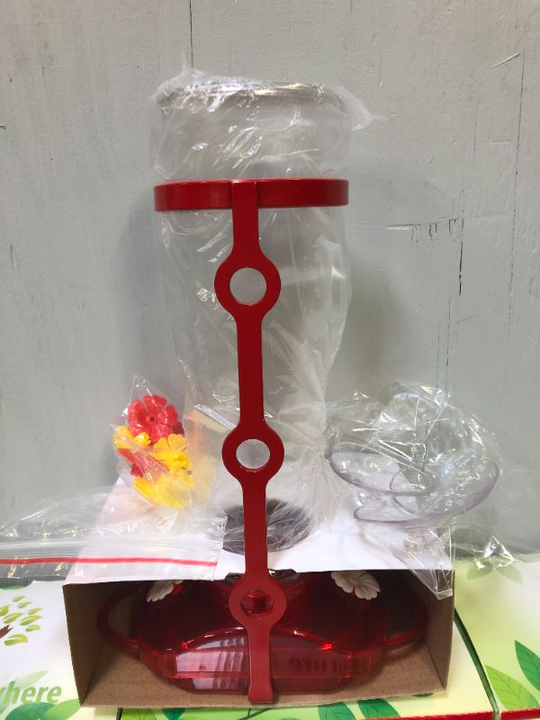 Photo 1 of 
Nature Anywhere Window Hummingbird Feeders for Outdoors Including 3 Colors of Interchangeable Flowers for Hummingbirds Food, Sugar Water and Nectar (Large)