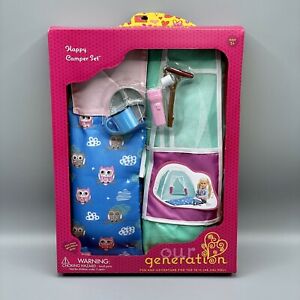 Photo 1 of Our Generation Camping Accessory Set for 18 inch Dolls - Happy Camper