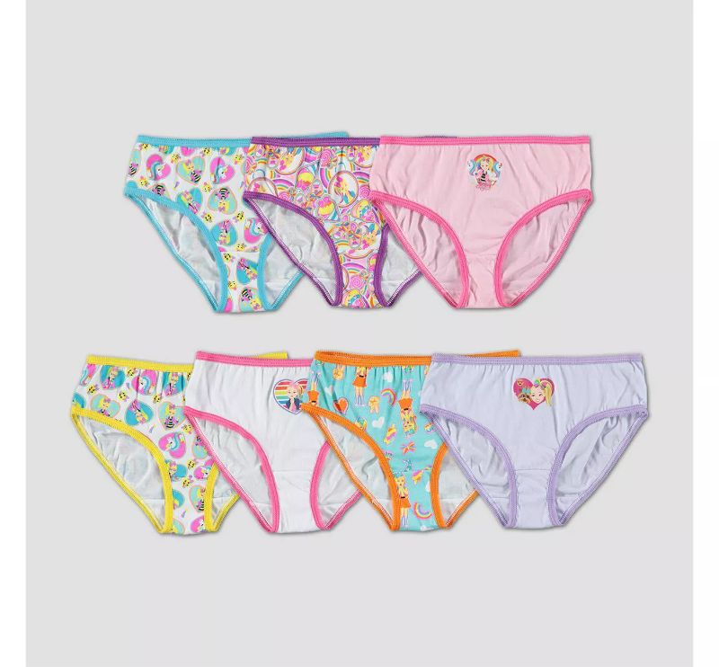 Photo 1 of Girls' JoJo Siwa 7pk Underwear sz 4
