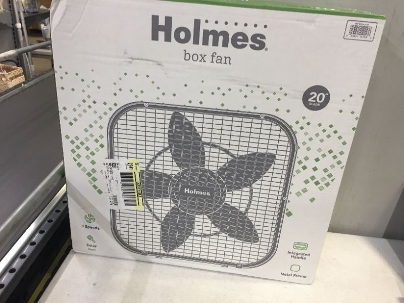 Photo 3 of 20" 3-Speed Box Fan - Holmes
