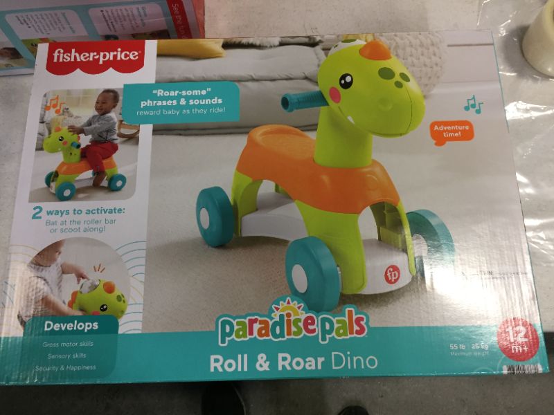 Photo 2 of Fisher-Price Paradise Pals Roll & Roar Dino
