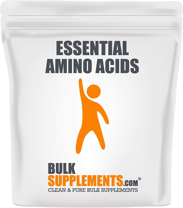 Photo 1 of BulkSupplements.com Essential Amino Acids (EAA) - BCAA Powder - Muscle Building Supplements - Vegan Pre Workout - Amino Acids Supplement - EAAs Amino Acids Powder (500 Grams - 1.1 lbs)
