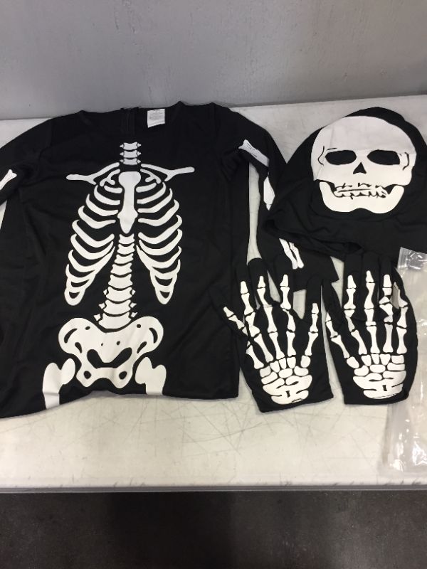 Photo 1 of LMYOVE Kids Skeleton Costume, Glow in The Dark,Halloween Horror Jumpsuit for Boys&Girls

