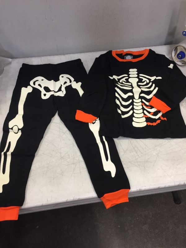 Photo 1 of lmyove glow in the dark skeleton boys pajamas set bat
5y