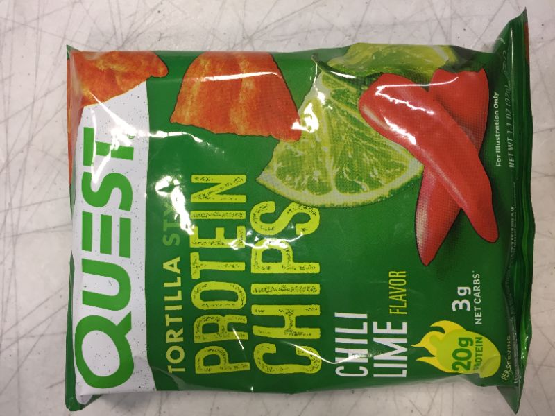 Photo 1 of 12pack of Quest Chili Lime Chips 