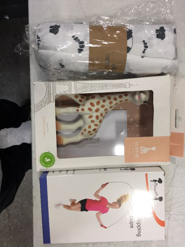 Photo 1 of Swaddle blanket, baby toy, Skipping rope 