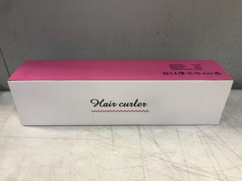 Photo 1 of Awhoas 3 Barrel Curling Iron Wand, 1 Inch Hair Waver 25mm Hair Crimper Anti-Scalding Triple Ceramic Barrel Mermaid Waver Adjustable Temperature with LCD Display
Opened but NEW