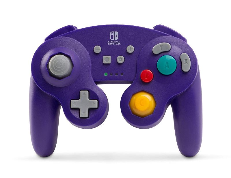 Photo 1 of PowerA Wireless GameCube Style Controller for Nintendo Switch - Purple
Opened but NEW