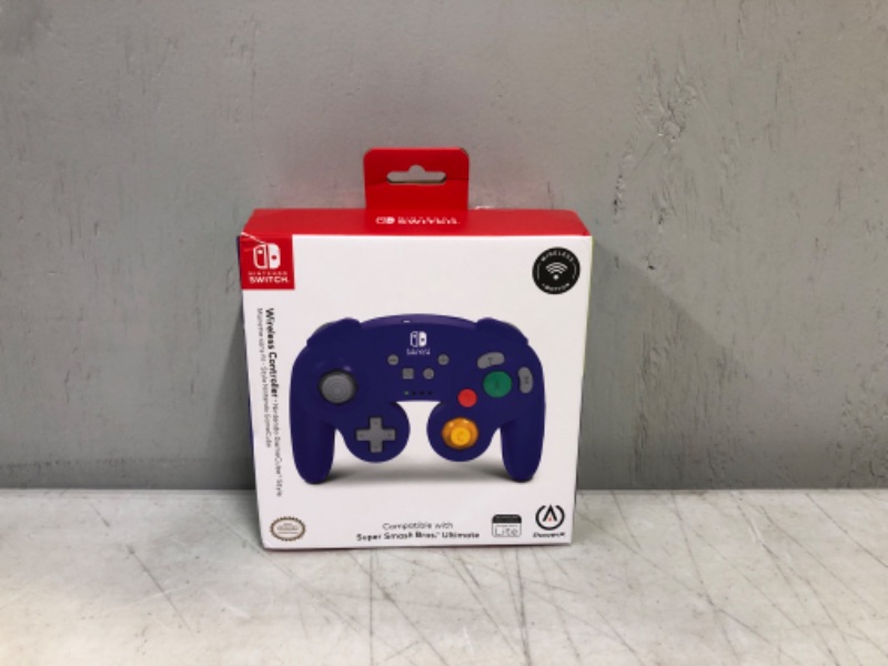 Photo 2 of PowerA Wireless GameCube Style Controller for Nintendo Switch - Purple
Opened but NEW