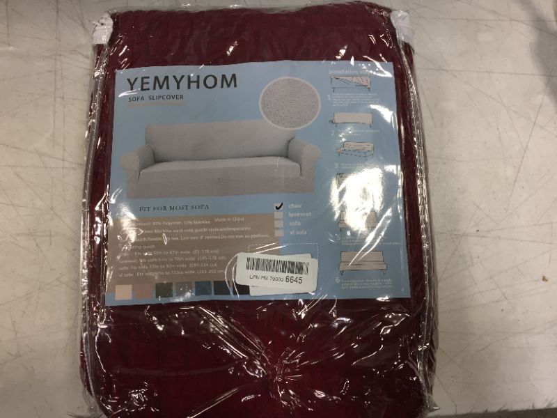 Photo 1 of YEMYHOM SOFA SLIP COVER "HOMEY" PRINT RED