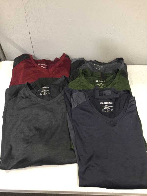 Photo 1 of Adult 3XL athletic shirts 5pack