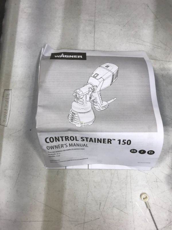 Photo 2 of Control Stainer 150 HVLP Handheld Sprayer