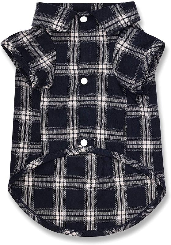 Photo 1 of Koneseve Dog Shirt, Pet Plaid Shirts Clothes T-Shirt, Sweater Match Soft Clothing for Small Dogs Cats Puppy Grid Apparel Adorable Everyday Wear Pajamas Thanksgiving, Christmas Costumes
Size:XL