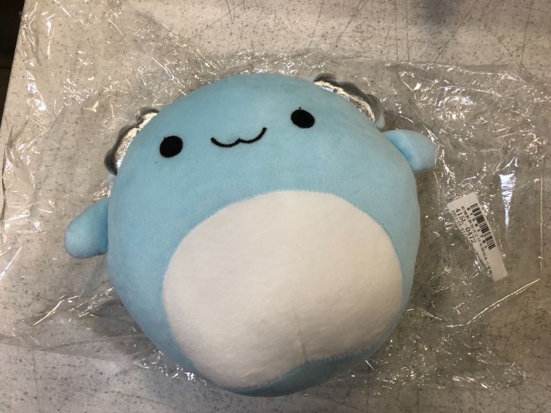 Photo 1 of plush toy color blue and white 