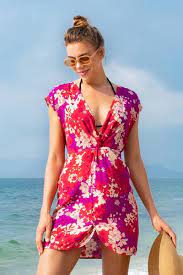 Photo 1 of Gianna Floral V-neck Sleeveless Dress