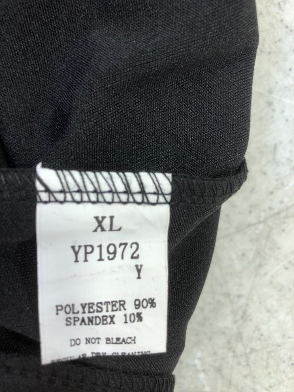 Photo 2 of girls sweatpants color black size extra large 