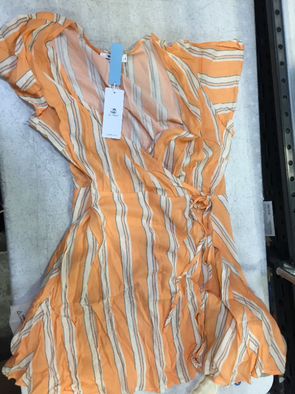 Photo 3 of Ariana Striped Wrap Dress size extra large 