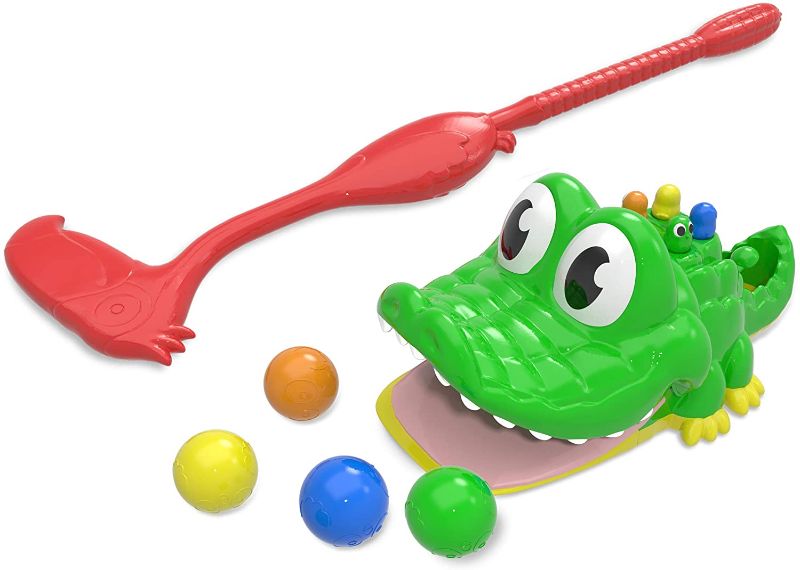 Photo 1 of Goliath Gator Golf – Putt The Ball Into The Gator’s Mouth to Score Game – Includes A Fun Colorful 24pc Puzzle (31250)
