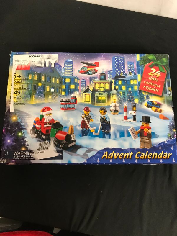 Photo 2 of LEGO City Advent Calendar 60303 Building Kit; Includes City Play Mat; Best Christmas Toys for Kids; New 2021 (349 Pieces)
