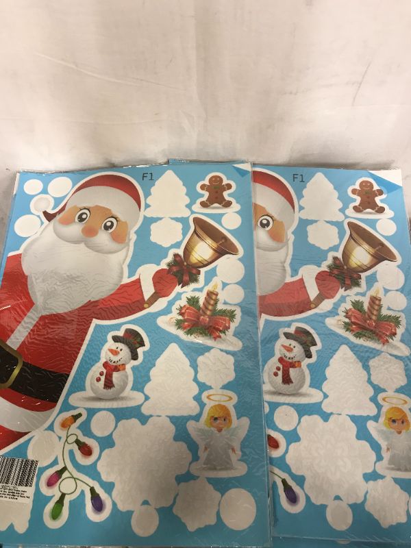 Photo 1 of 2 pack Christmas decals