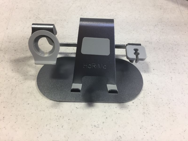 Photo 1 of 3 in 1 Aluminum Charging Station for Apple Watch Charger Stand Dock for iWatch Series and iPhone