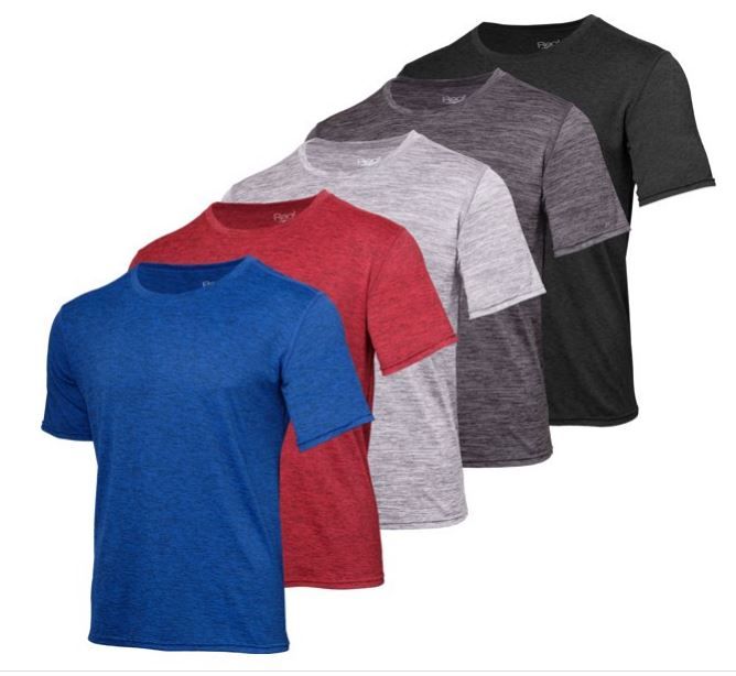 Photo 1 of 5 Pack: Men’s Dry-Fit Moisture Wicking Active Athletic Performance Crew T-Shirt
Size: XL