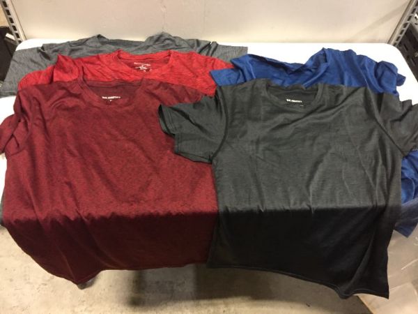 Photo 2 of 5 Pack: Men’s Dry-Fit Moisture Wicking Active Athletic Performance Crew T-Shirt
Size: XL