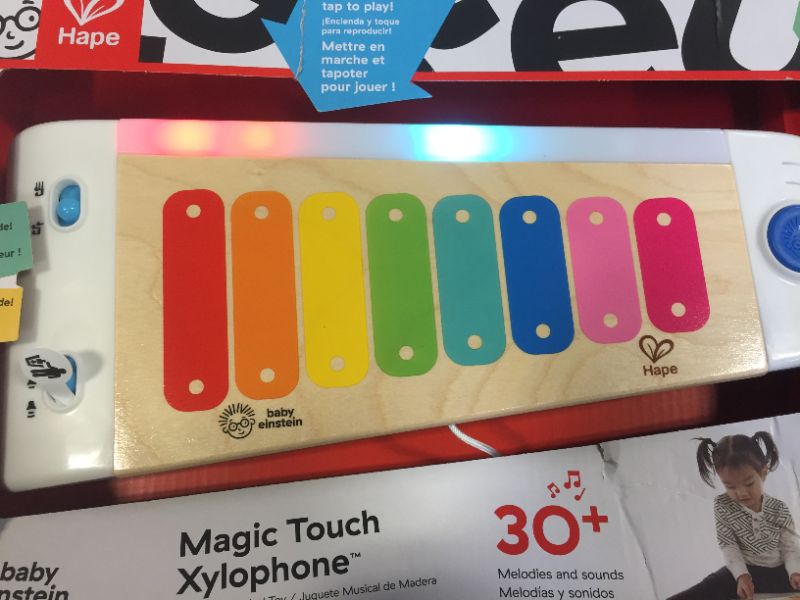 Photo 2 of Baby Einstein Magic Touch Xylophone Wooden Musical Toy with Lights, Ages 12 months +--- NEW BUT SLIGHT DAMAGE TO PACKAGING
