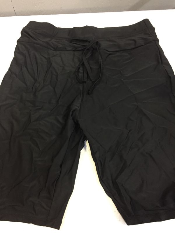 Photo 1 of EKOUAER WOMENS BLACK SWIM SHORTS SIZE LARGE 