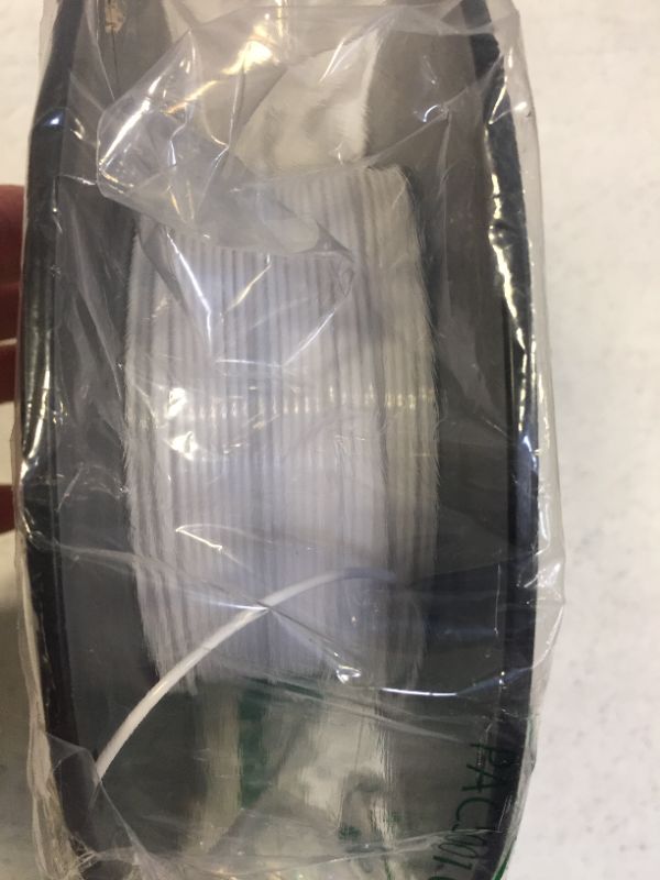 Photo 2 of Geeetech 1.75mm PLA 3D Printer Filament, 1kg Spool (2.2lbs), Upgrade Tidy Winding Tangle-Free, Dimensional Accuracy +/- 0.03mm, White---- MISSING UNKNOWN AMOUNT OF PRINTER FILAMENT 
