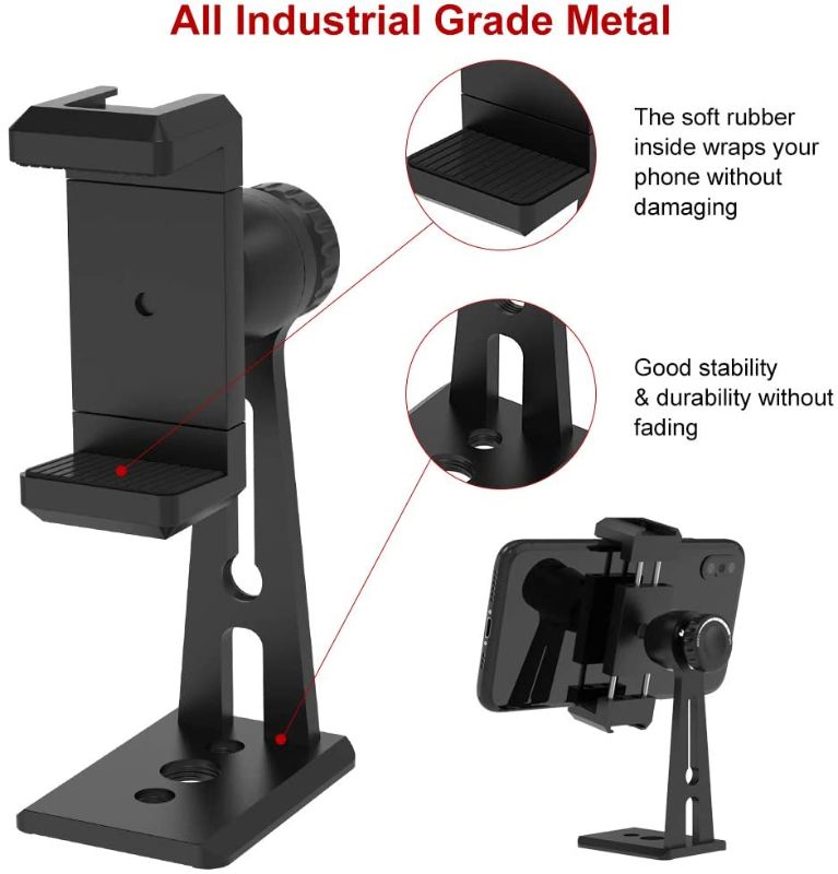 Photo 1 of Metal Phone Tripod Mount Holder