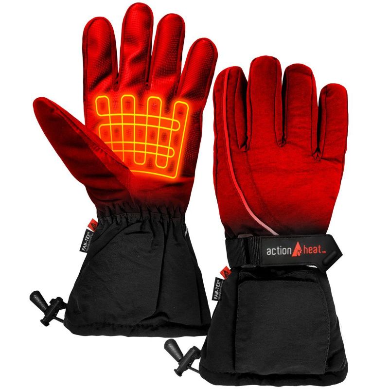 Photo 1 of ActionHeat Men's Black AA Battery Heated Gloves