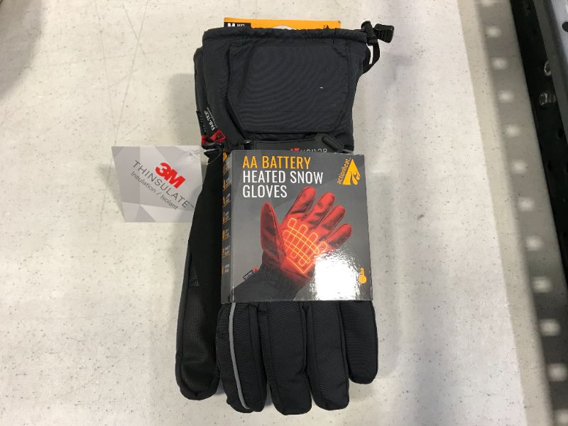 Photo 2 of ActionHeat Men's Black AA Battery Heated Gloves