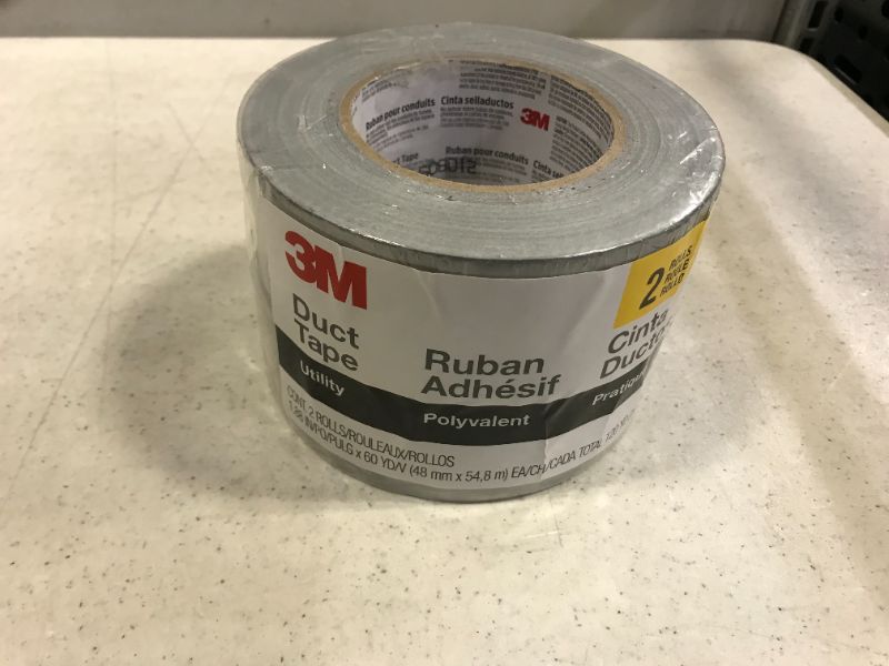 Photo 2 of 1.88 in. x 60 yds. Utility Duct Tape (2-Rolls/Pack)