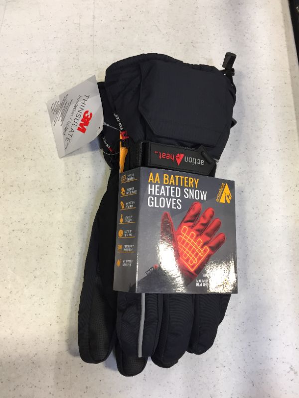 Photo 2 of ACTIONHEAT Men's Black AA Battery Heated Gloves
SIZE MEDIUM