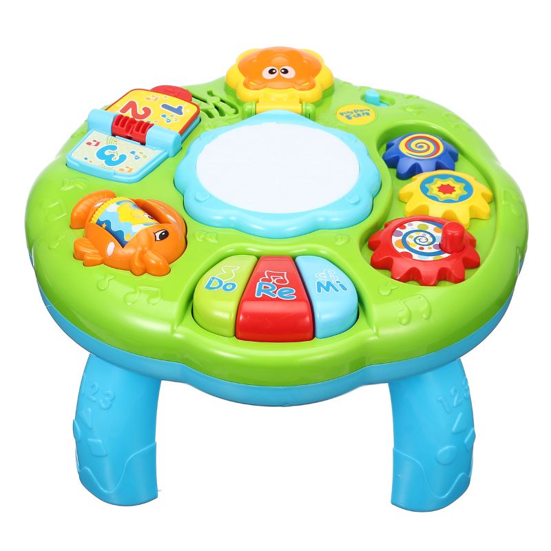 Photo 1 of Musical Learning Table Baby Toys with Light&Music, Electronic Educational Discovering Toys for 18 month+ Toddlers Early Development Activity Toy