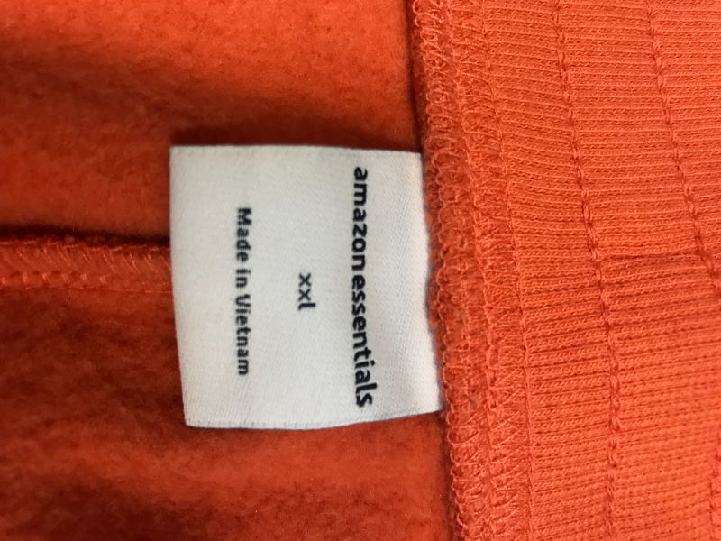 Photo 4 of Amazon Essentials Men's Fleece Jogger Pant ORANGE 
SIZE XXL