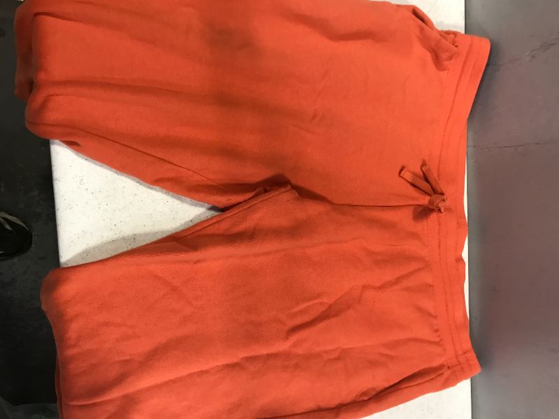 Photo 2 of Amazon Essentials Men's Fleece Jogger Pant ORANGE 
SIZE XXL