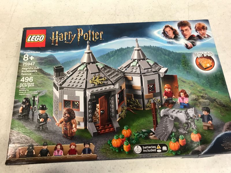 Photo 2 of LEGO Harry Potter Hagrid's Hut: Buckbeak's Rescue 75947 Toy Hut Building Set from The Prisoner of Azkaban Features Buckbeak The Hippogriff Figure (496 Pieces)
