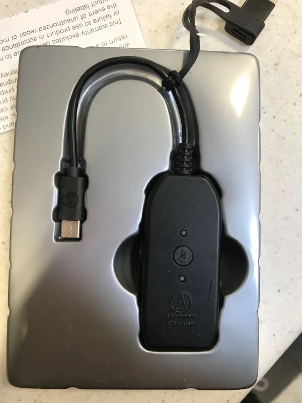 Photo 2 of Audio-Technica ATR2x-USB 3.5mm to USB Audio Adapter (ATR Series)