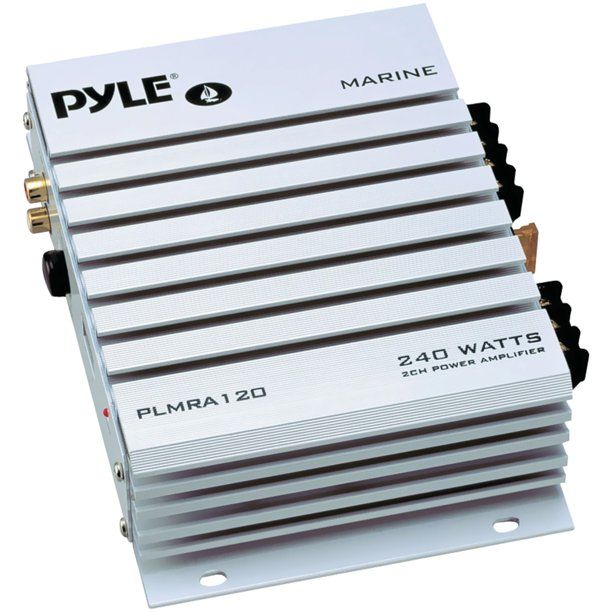 Photo 1 of Pyle® Plmra120 Hydra Series Waterproof 240-watt 2-channel Marine Class Ab Amp