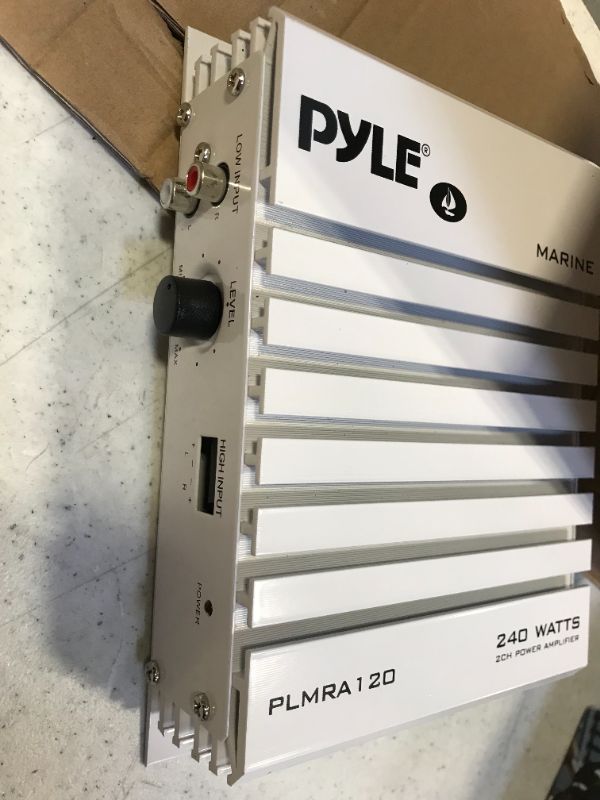 Photo 2 of Pyle® Plmra120 Hydra Series Waterproof 240-watt 2-channel Marine Class Ab Amp