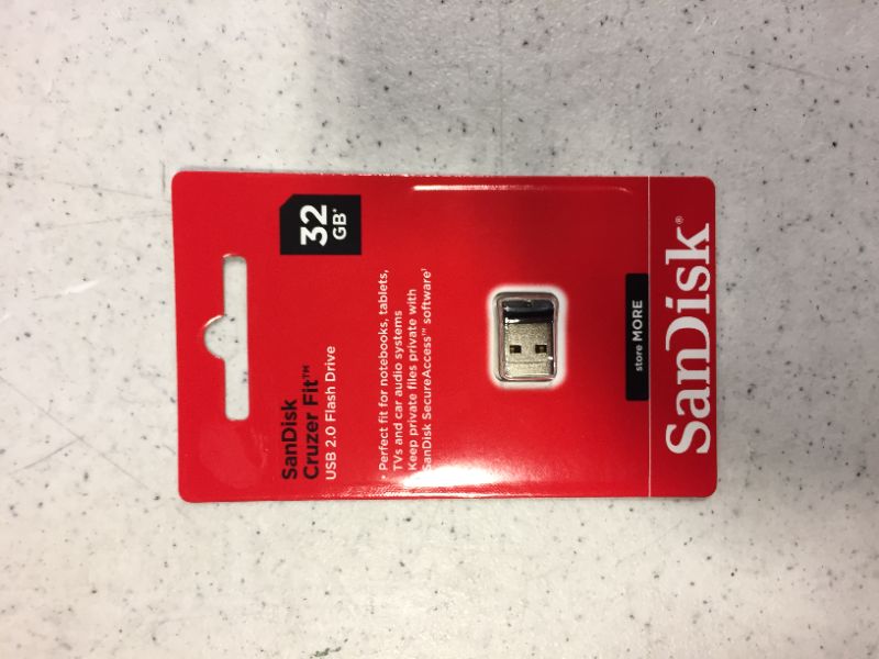 Photo 1 of 32gb sandisk cruz fit usb 2.0 drive